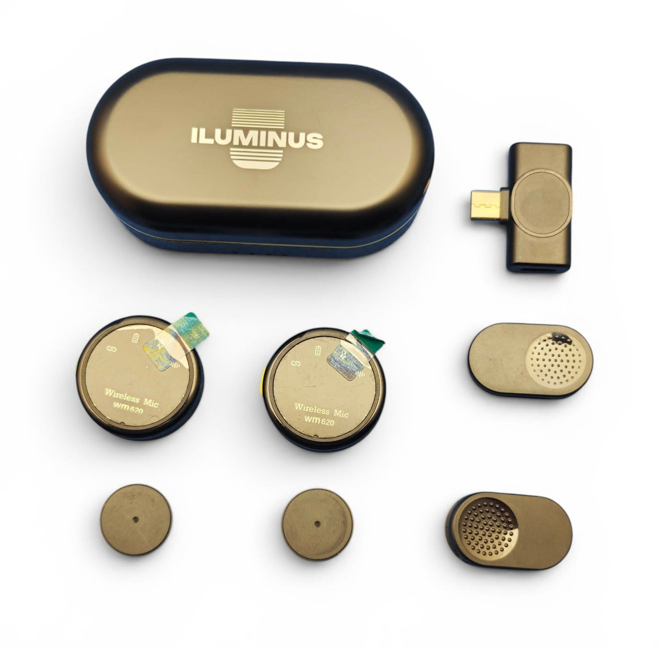 Iluminus IL-WM620 Micrófono Inalámbrico Doble USB-C
