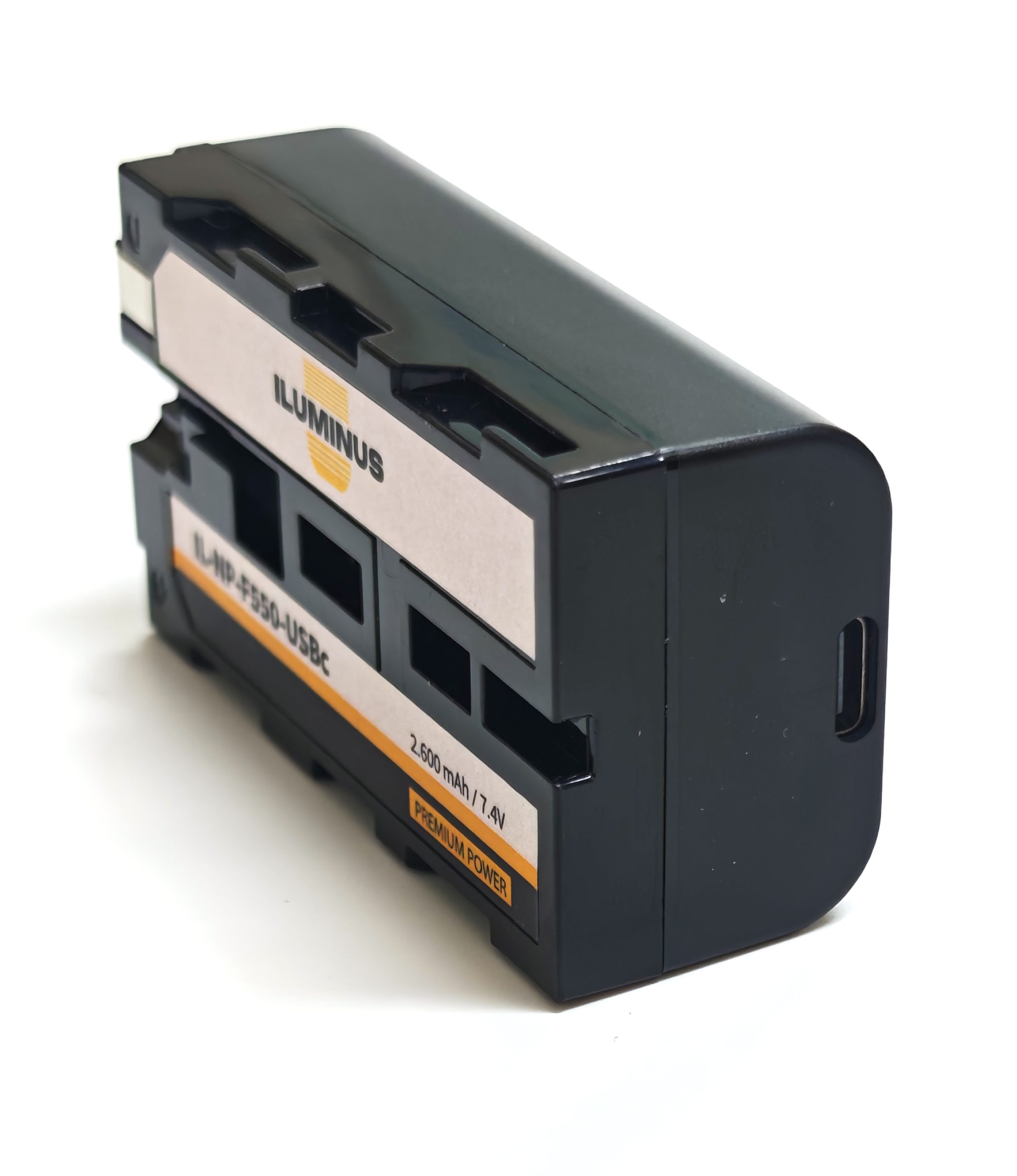 Iluminus IL-NP-F550-USB-C Batería Con Puerto de Carga Para Cámaras y Luces Que Usan Baterías NP-F550 / NP-F570