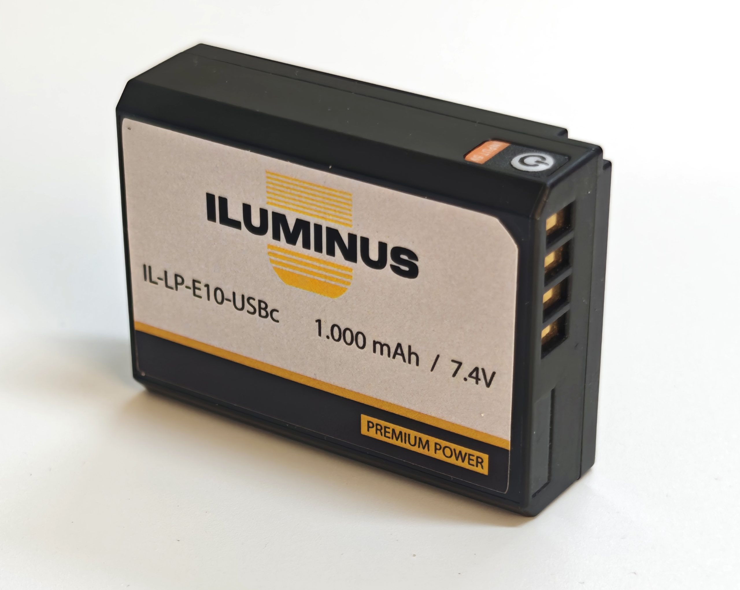 Iluminus IL-LP-E10-USBc Batería Para Equipos Que Usan LP-E10 Con Puerto de Carga Incorporado
