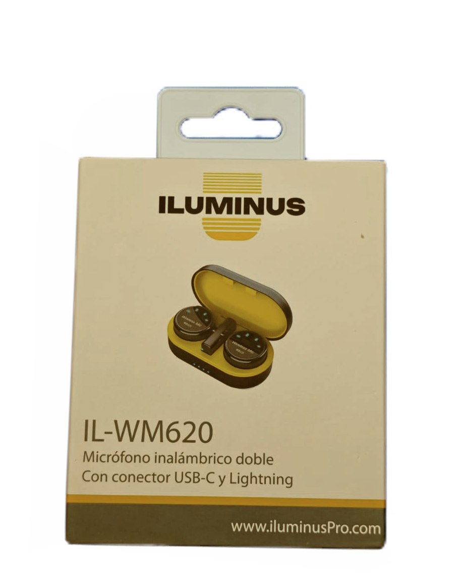 Iluminus IL-WM620 Micrófono Inalámbrico Doble USB-C - Imagen 4