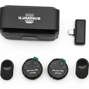 Iluminus IL-WM820 Micrófono Inalámbrico Doble Con Caja De Carga