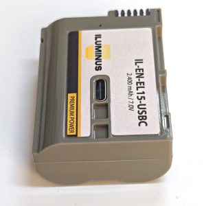 Iluminus IL-EN-EL15USBC Batería Con Puerto Usb-C de Carga Para Cámaras Que Usan EN-EL15