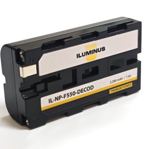 Iluminus Batería NP-F550 Decodificada (Para Luces Led y Cámaras)